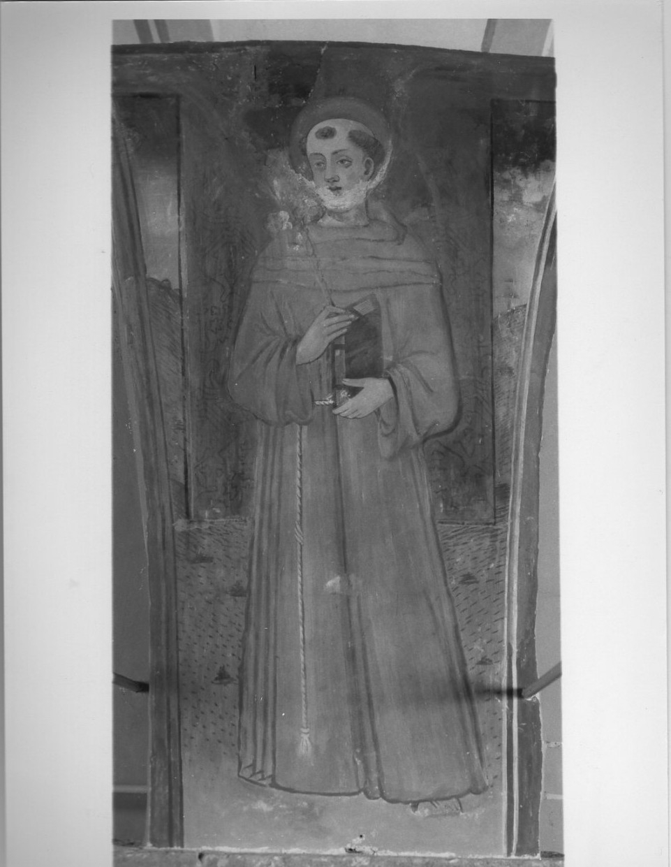 Sant'Antonio da Padova (dipinto, opera isolata) - ambito Italia centrale (fine/inizio secc. XV/ XVI)