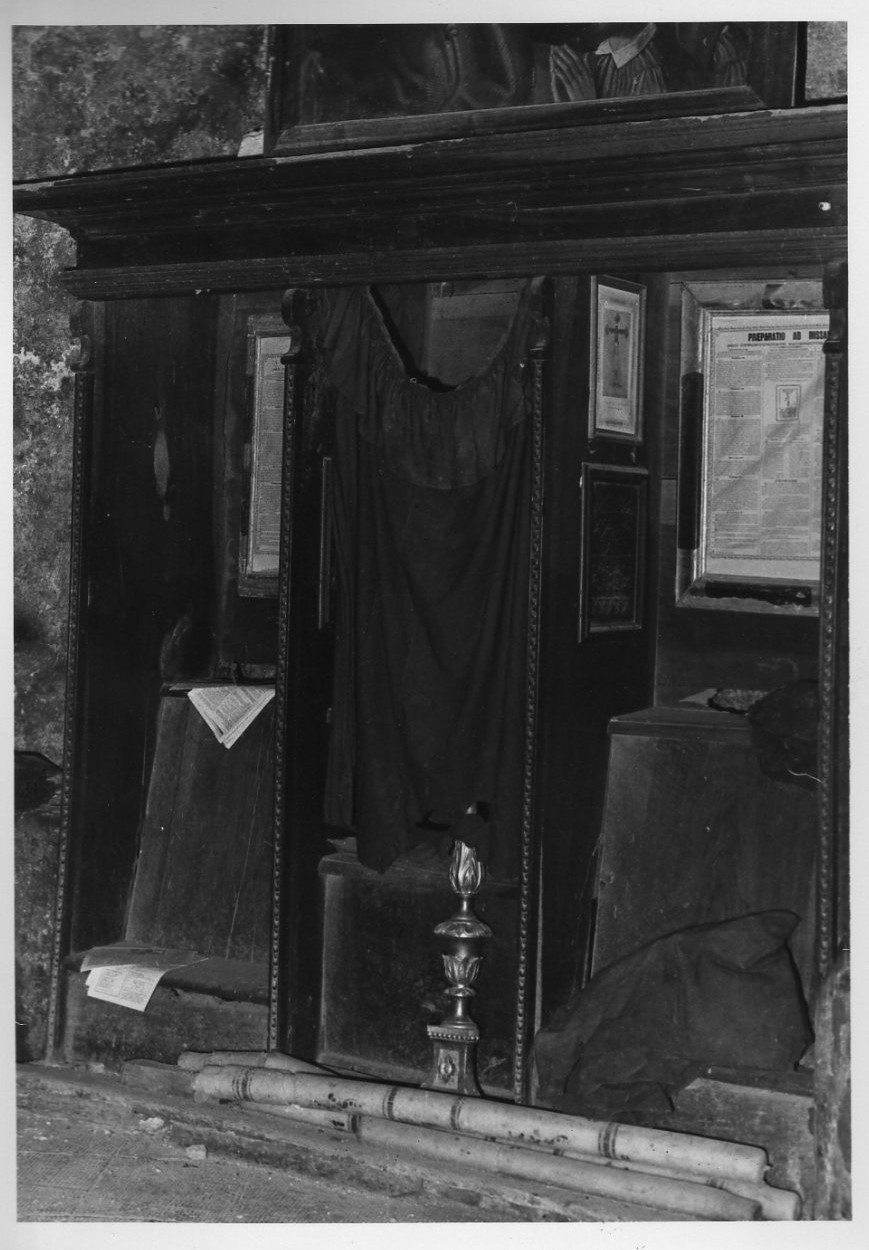 confessionale, opera isolata - bottega Italia centrale (sec. XVII)