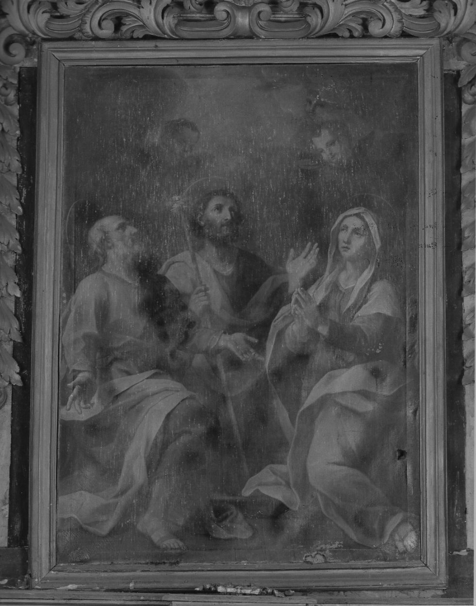 storie di Sant'Anna e San Gioacchino (dipinto, elemento d'insieme) di Sacchi Andrea (prima metà sec. XVII)