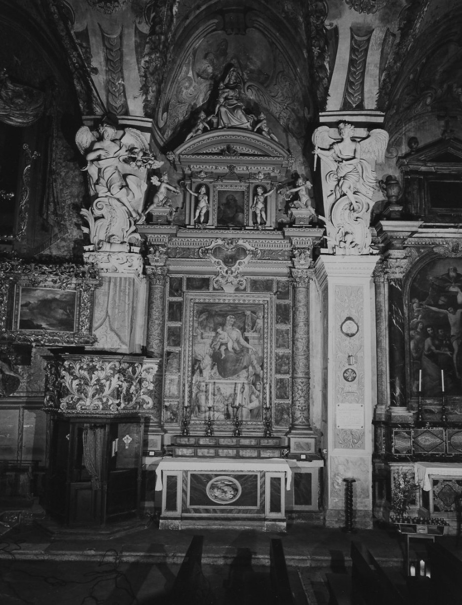 mostra d'altare, complesso decorativo - ambito umbro (sec. XVII)