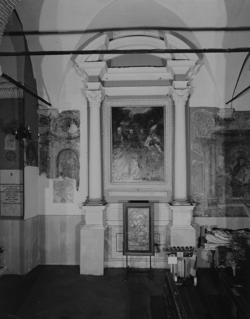 mostra d'altare, insieme - ambito laziale (seconda metà sec. XVIII)