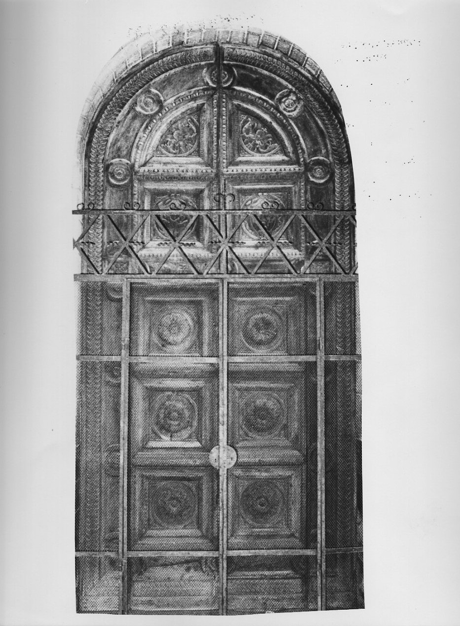 porta - a due battenti, opera isolata di Antonio Bencivenne da Mercatale (sec. XVI)