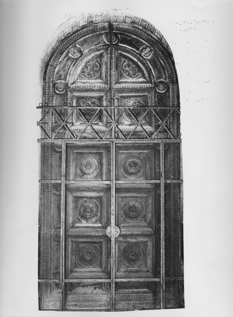 porta - a due battenti, opera isolata di Antonio Bencivenne da Mercatale (sec. XVI)