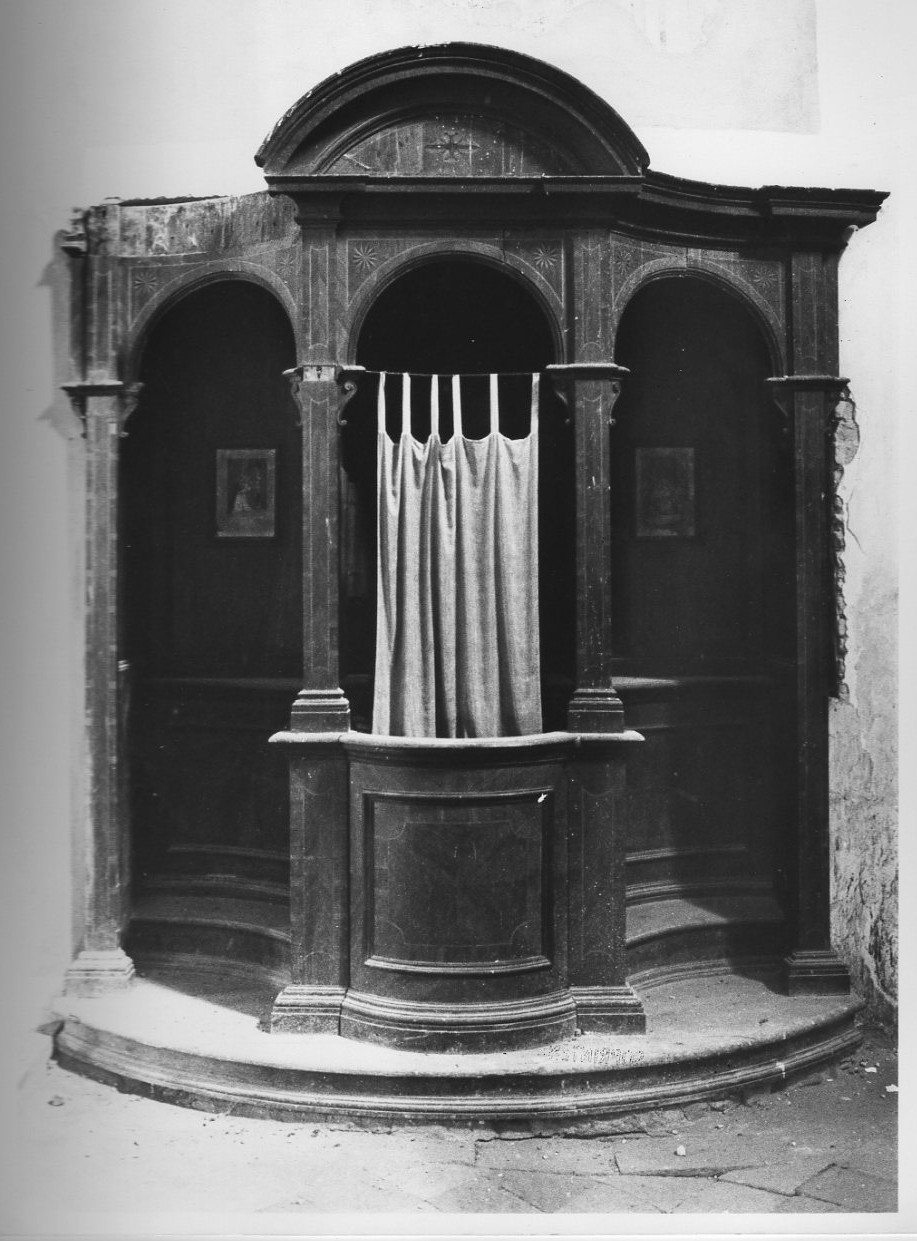 confessionale, serie - bottega umbra (sec. XVII)