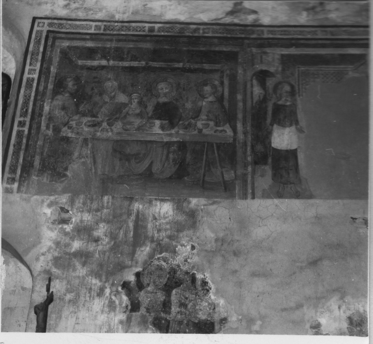 Cena in casa di Marta (dipinto, opera isolata) - ambito umbro (fine/inizio secc. XIV/ XV)