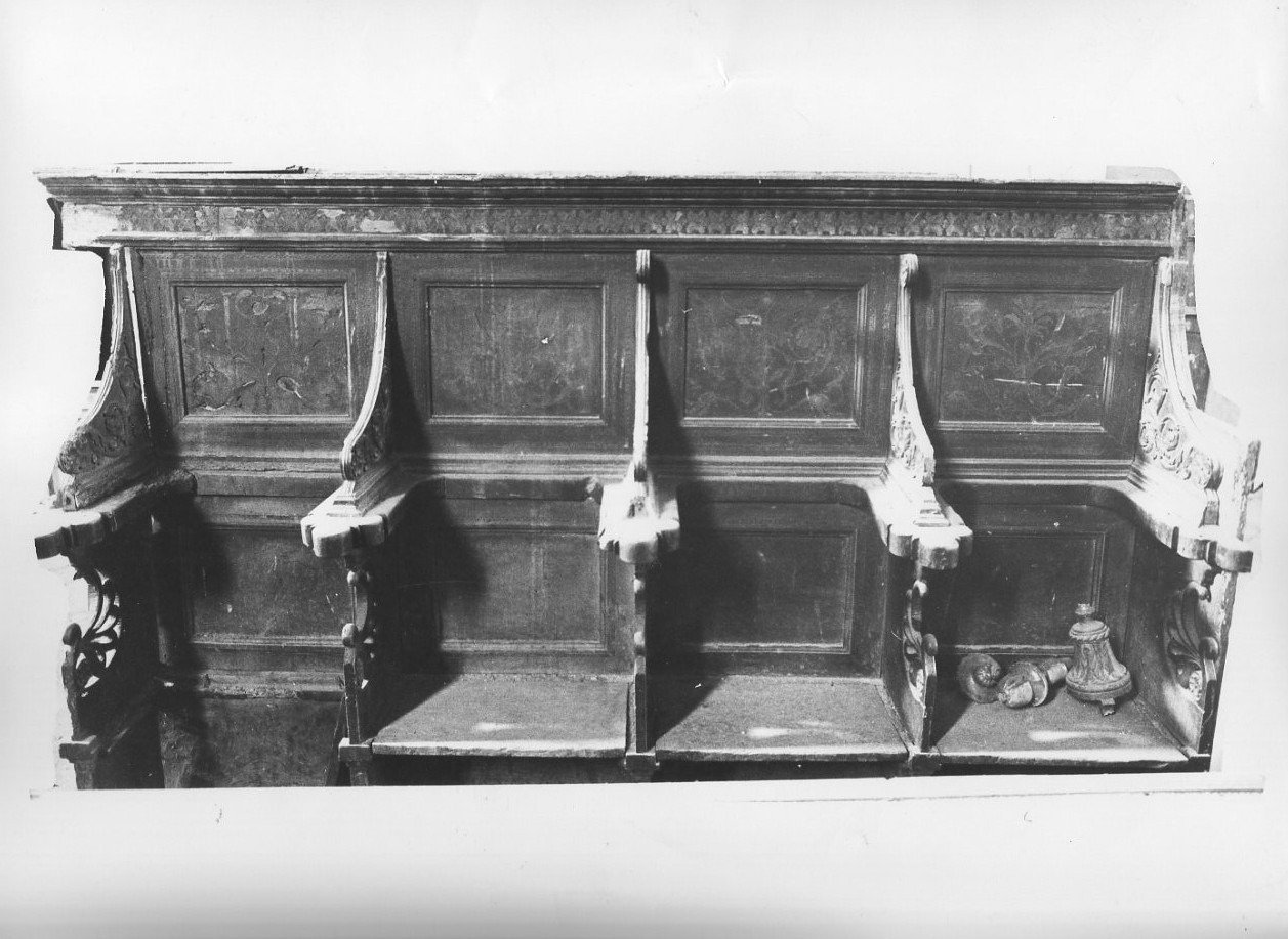 banco, insieme - bottega umbra (sec. XVI)