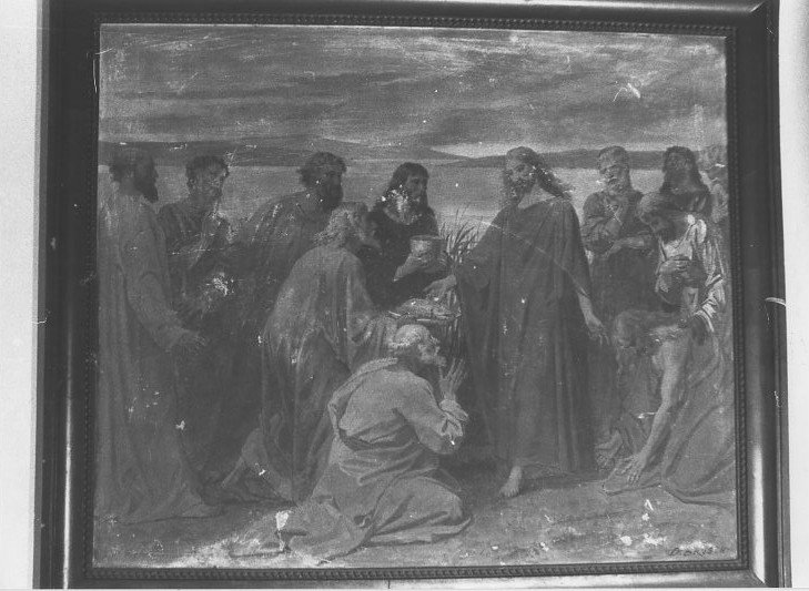 vocazione degli apostoli (dipinto) di Bruschi Domenico (seconda metà sec. XIX)