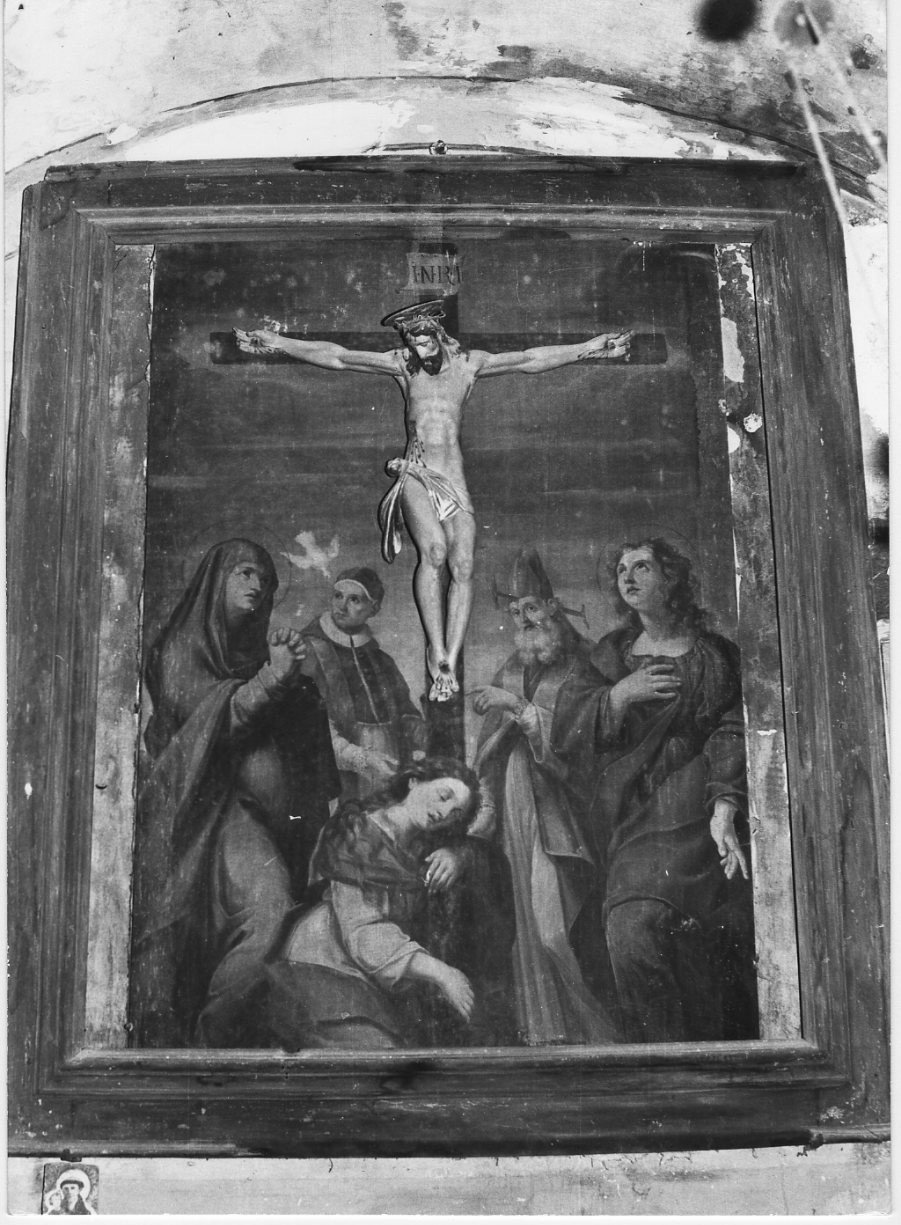 Cristo crocifisso dolente (crocifisso, elemento d'insieme) - bottega umbra (sec. XVII)
