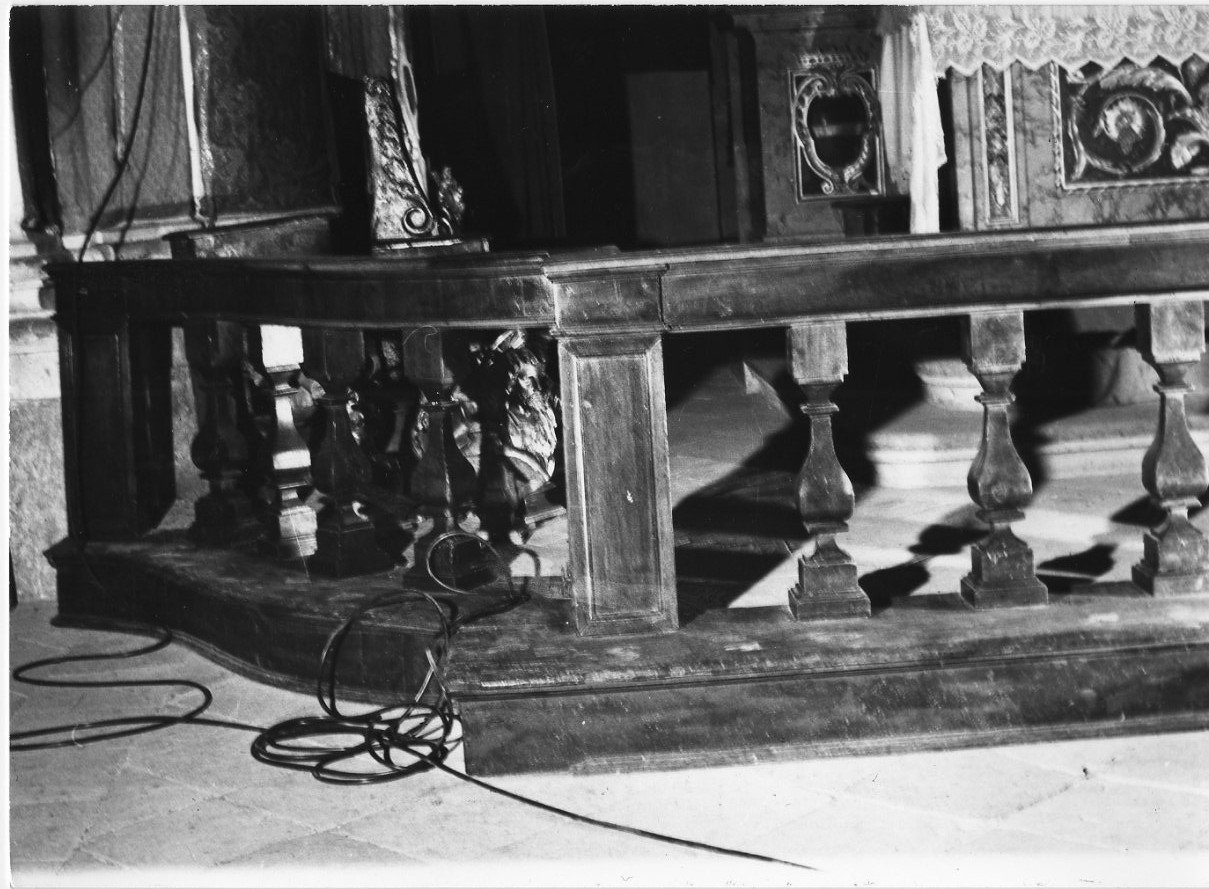 pannello di balaustrata, elemento d'insieme - bottega umbra (sec. XVIII)