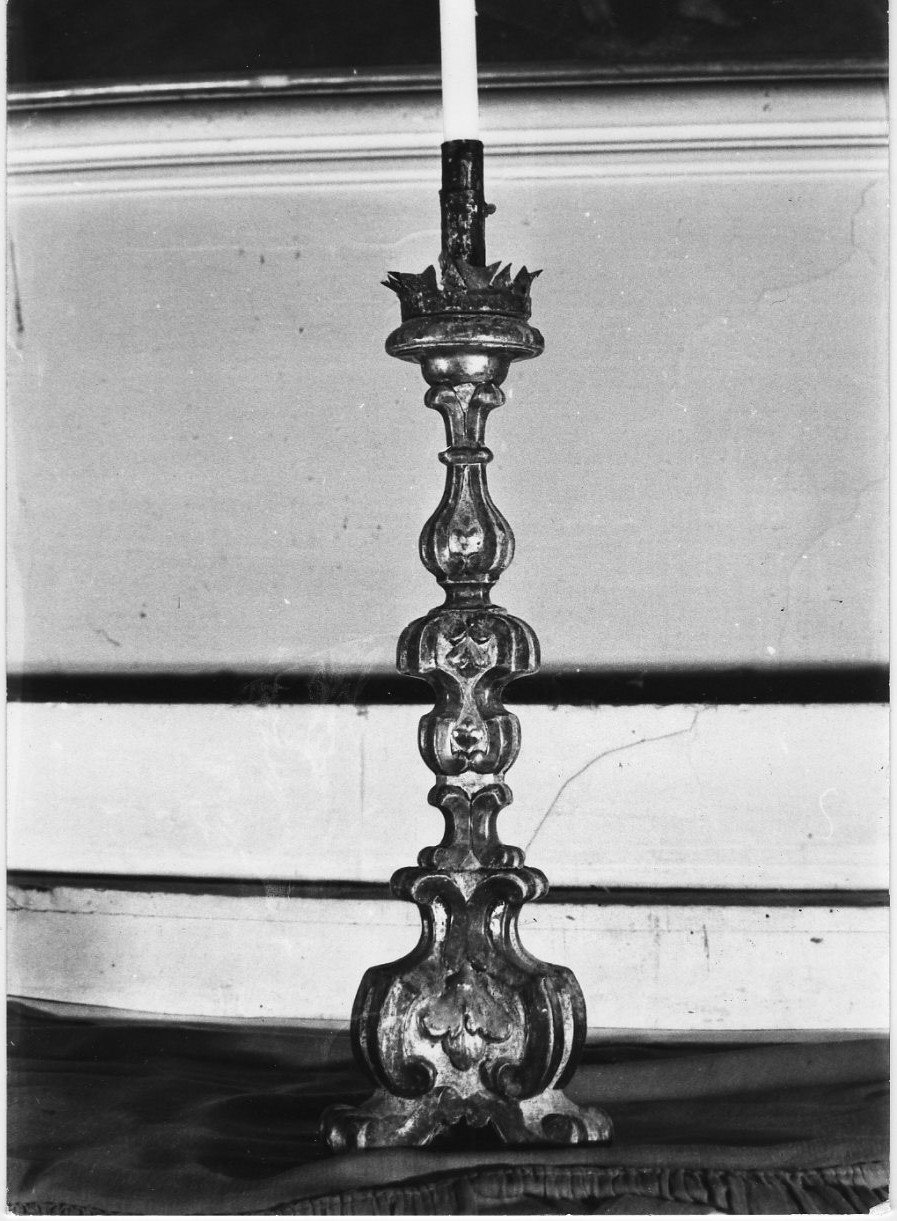candeliere, insieme - bottega umbra (sec. XVIII)