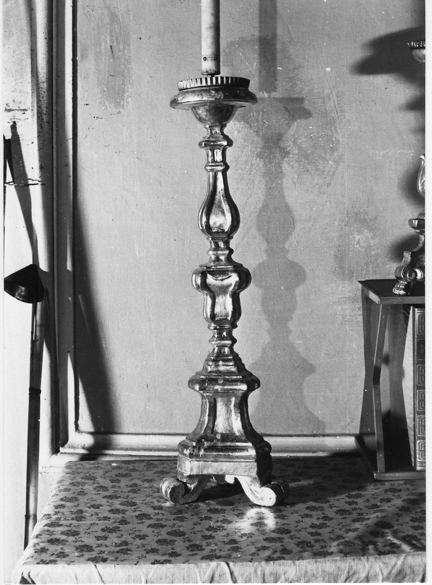 candeliere, insieme - bottega umbra (sec. XVIII)