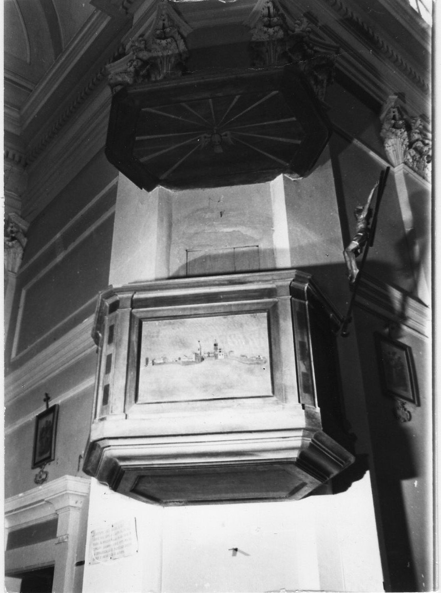 pulpito, opera isolata - bottega umbra (sec. XIX)