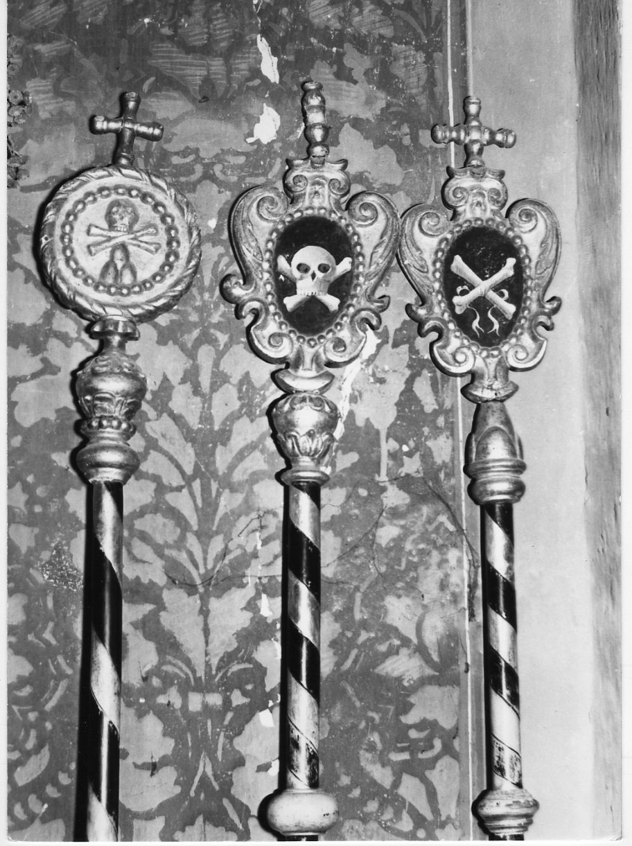 mazza da cerimonia, insieme - bottega umbra (sec. XVII)