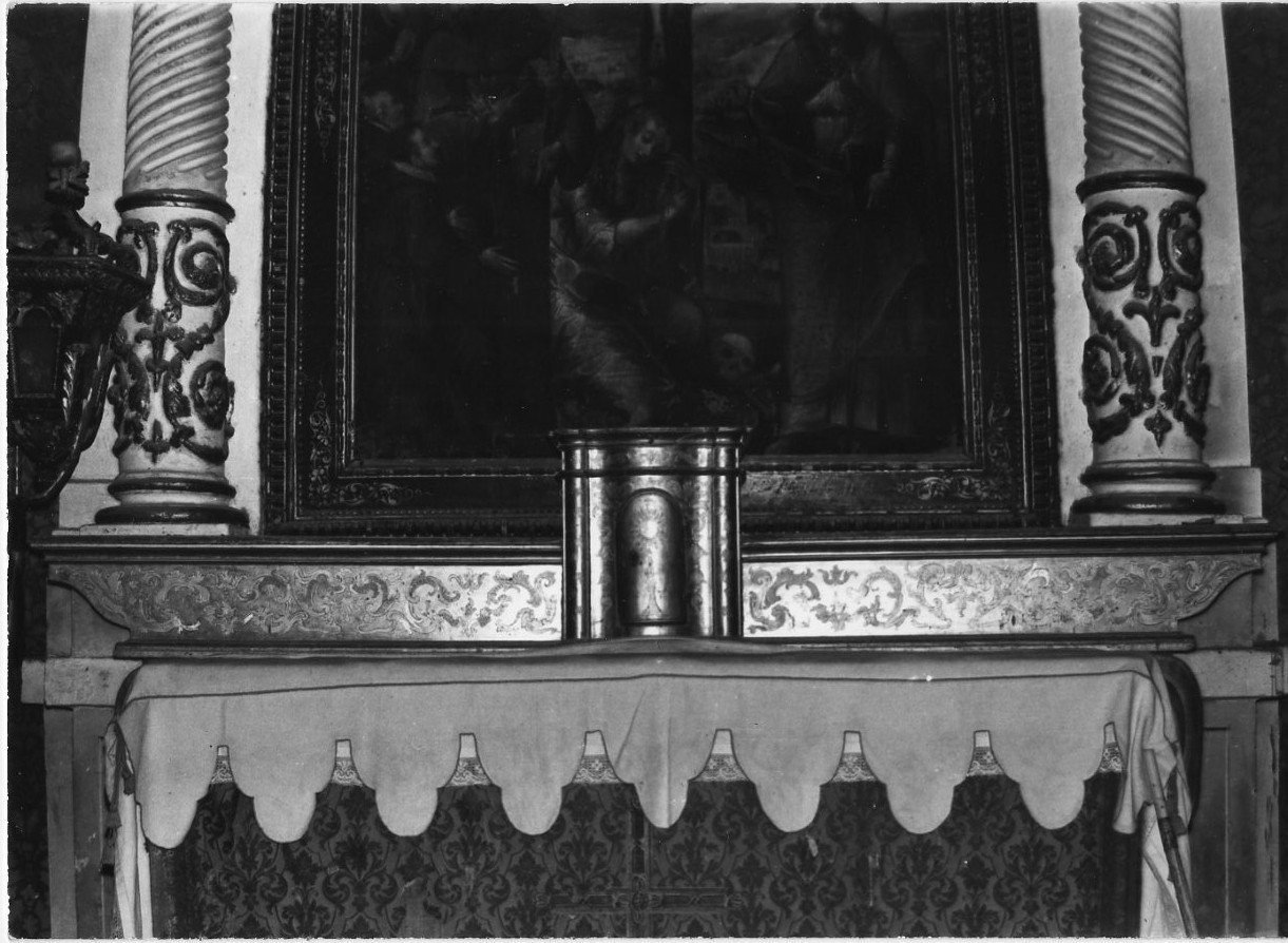 tabernacolo, elemento d'insieme - bottega umbra (sec. XVIII)