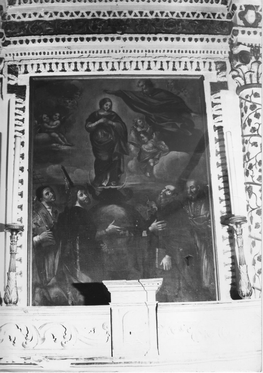 apparizione dell'Assunta (dipinto, opera isolata) - ambito Italia centrale (sec. XVII)