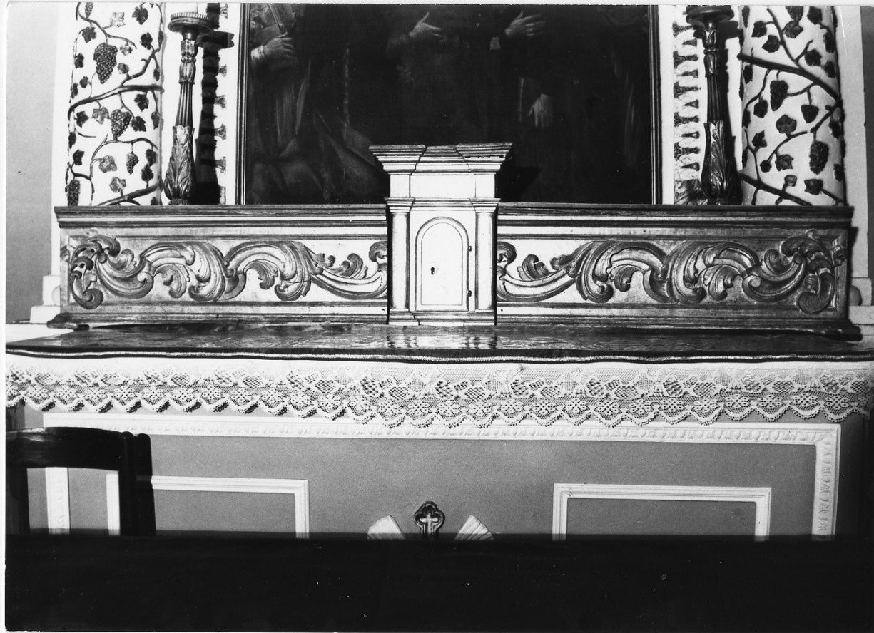 mostra d'altare, opera isolata - bottega umbra (sec. XVIII)