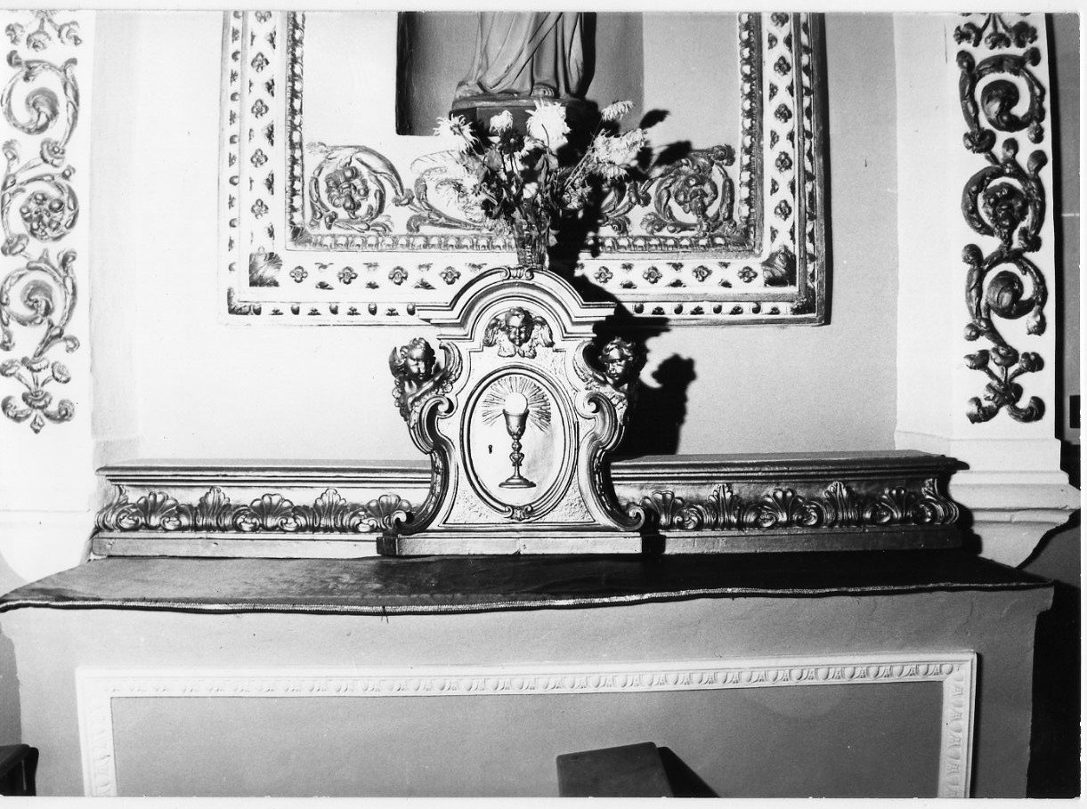 mostra d'altare, opera isolata - bottega umbra (sec. XVIII)