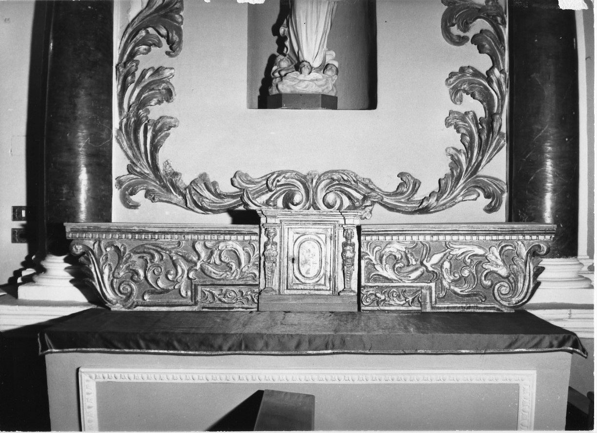 mostra d'altare, elemento d'insieme - bottega umbra (secc. XVIII/ XIX)