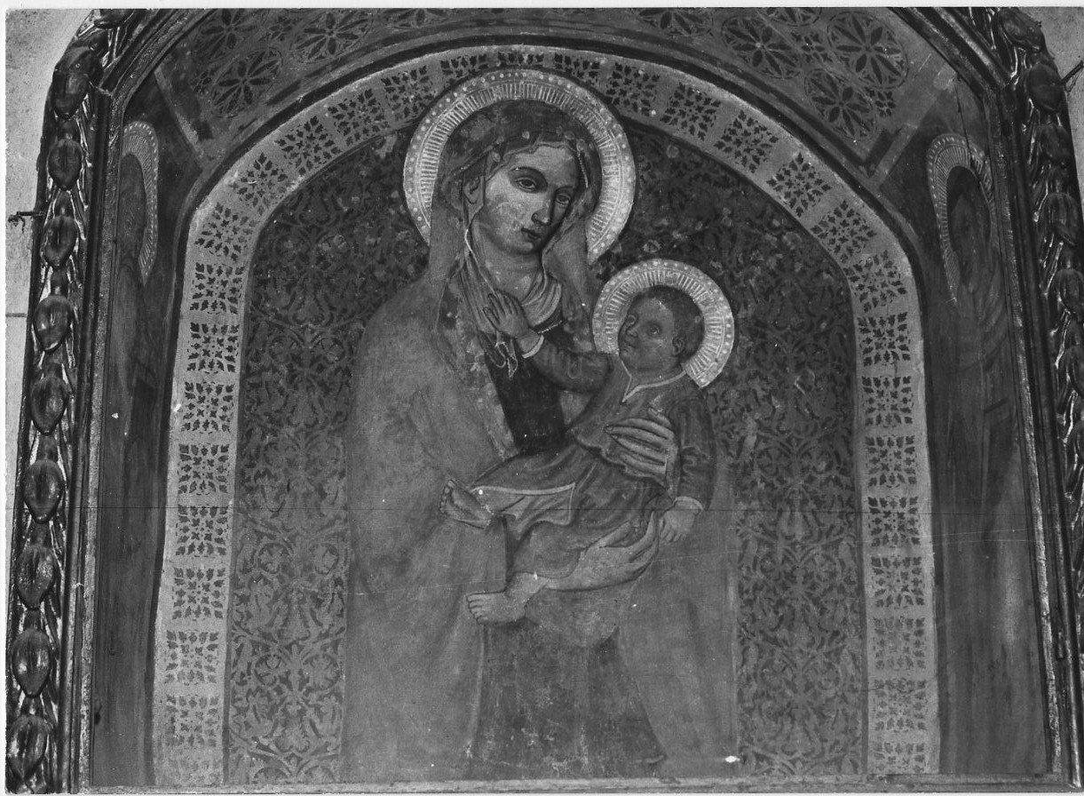 Madonna con Bambino (dipinto, elemento d'insieme) - ambito umbro (sec. XVI)