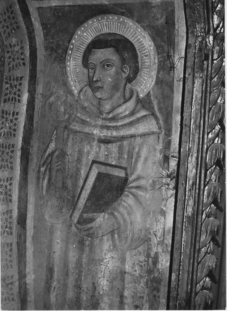 San Leonardo (dipinto, elemento d'insieme) - ambito umbro (sec. XVI)