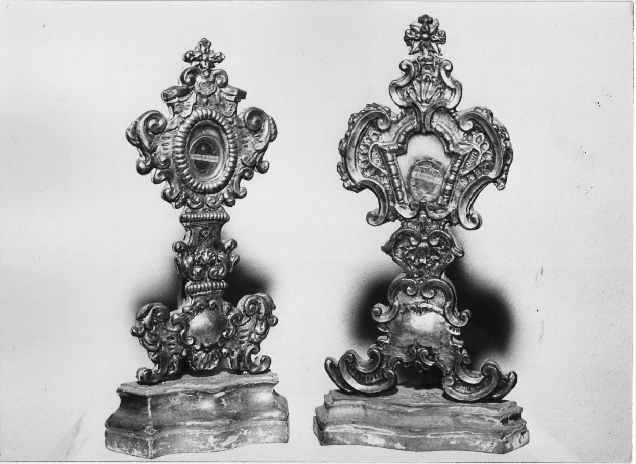 reliquiario, opera isolata - bottega umbra (sec. XVIII)