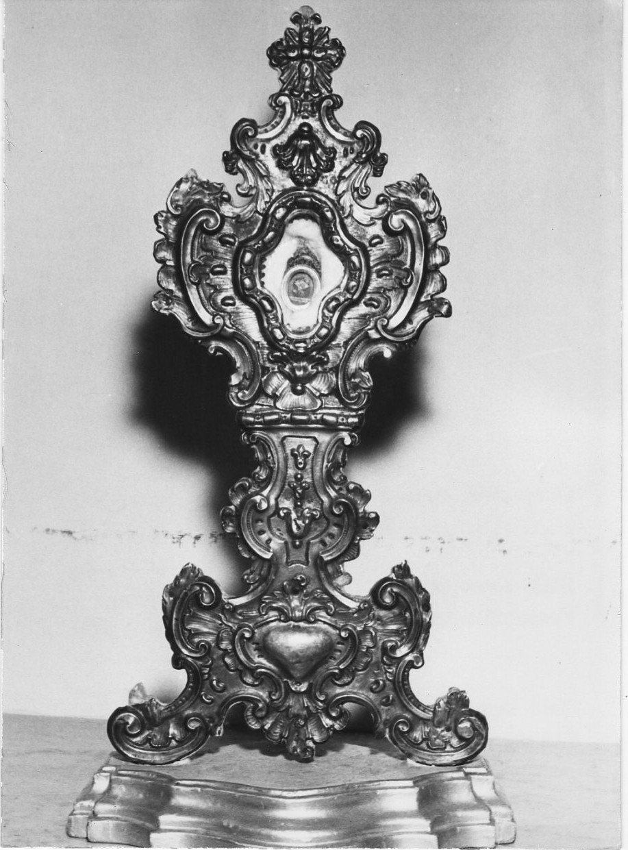 reliquiario, opera isolata - bottega umbra (sec. XVIII)