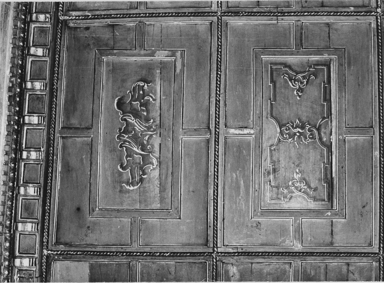 pannello, elemento d'insieme - bottega umbra (sec. XVII)