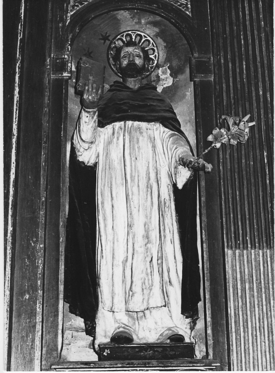 San Vincenzo Ferrer (scultura, elemento d'insieme) - bottega umbra (sec. XVII)