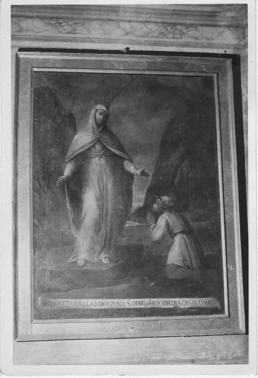 Madonna della Misericordia (dipinto, opera isolata) - ambito Italia centrale (fine sec. XVII)