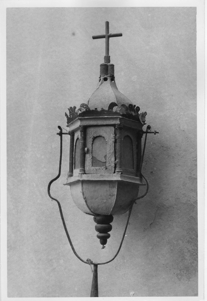 lanterna processionale, coppia - bottega umbra (sec. XVIII)