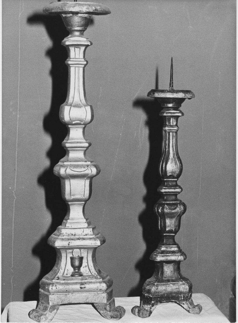 candeliere - bottega umbra (sec. XIX)