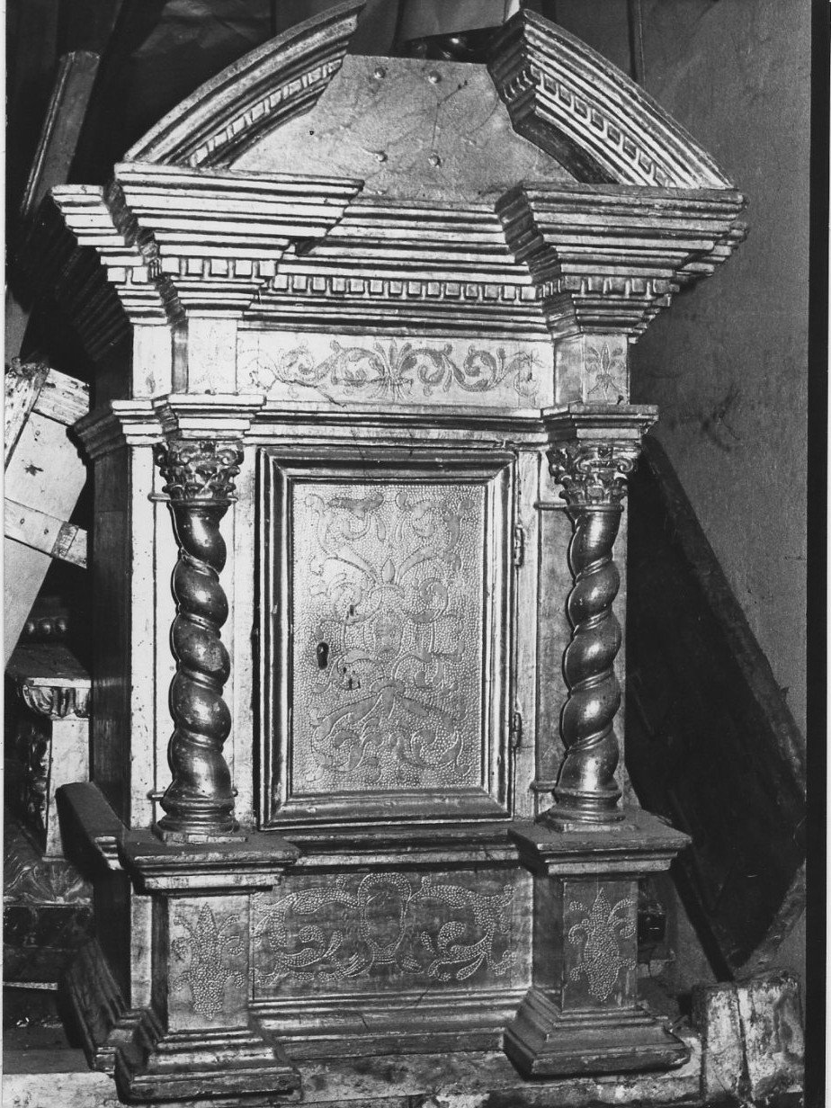 tabernacolo - a tempietto, opera isolata - bottega umbra (secc. XVII/ XVIII)