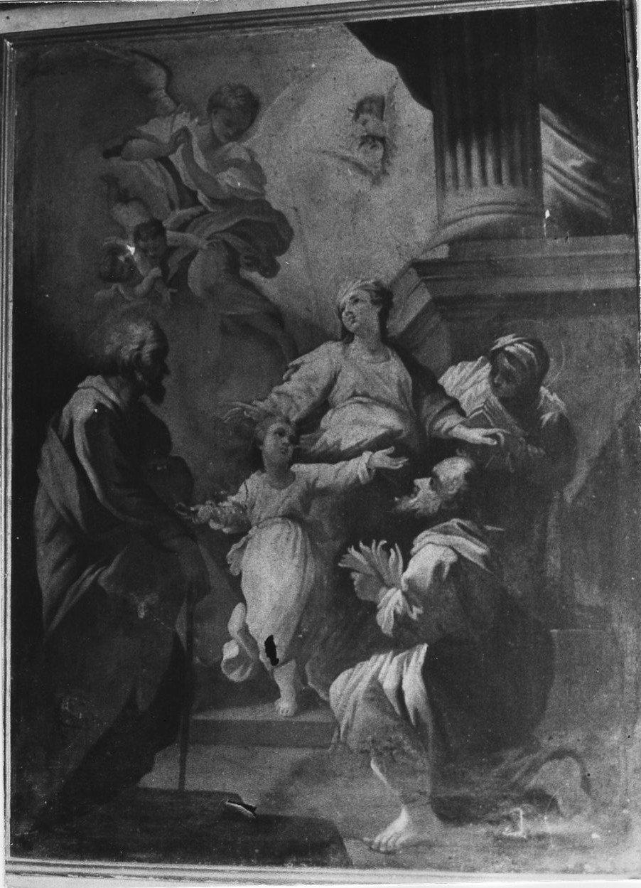 presentazione di Maria Vergine al tempio (dipinto, opera isolata) - ambito Italia centrale (sec. XVIII)