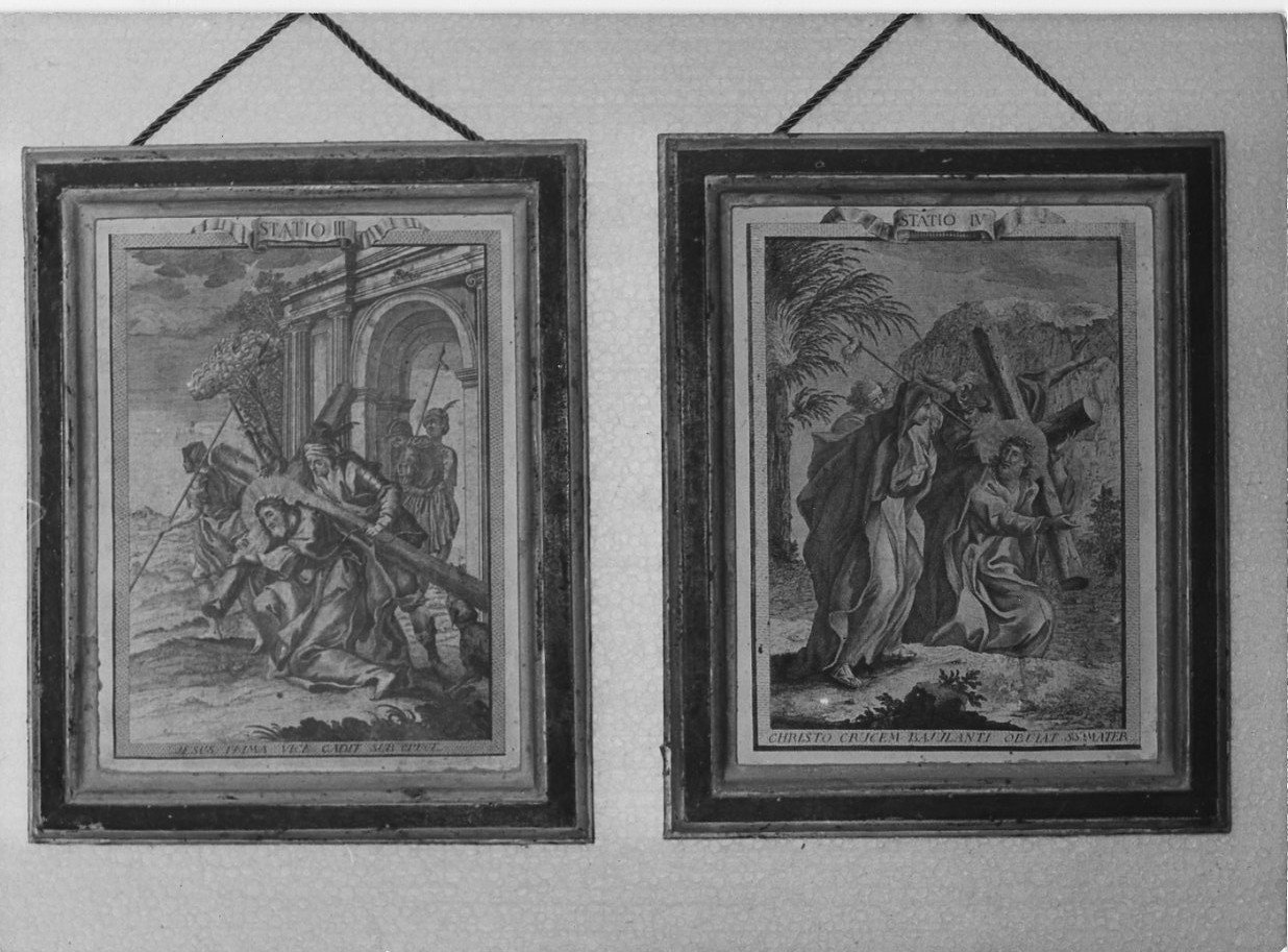 stazioni della via crucis (Via Crucis, insieme) - ambito Italia centrale (sec. XVIII)
