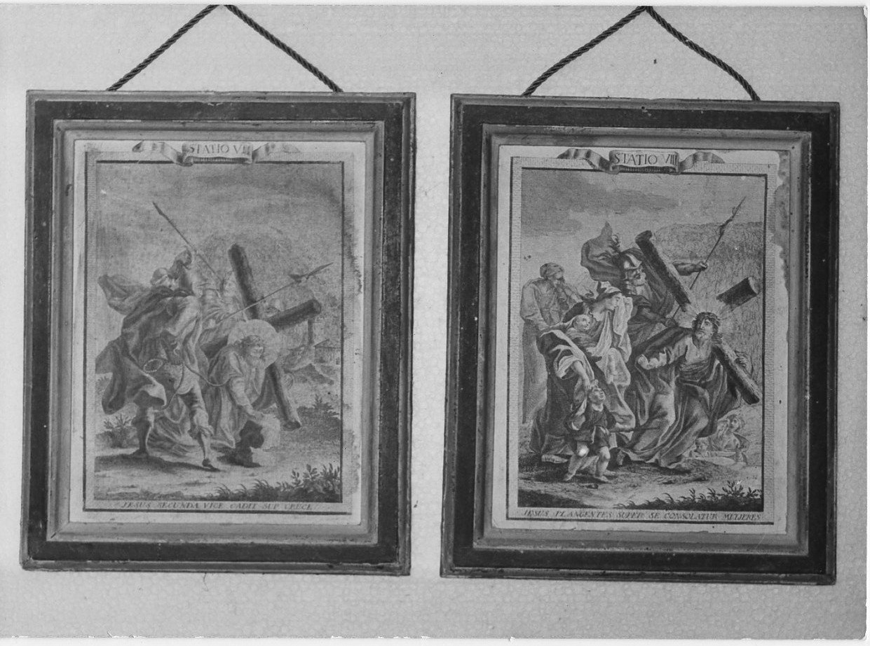 stazioni della via crucis (Via Crucis, insieme) - ambito Italia centrale (sec. XVIII)