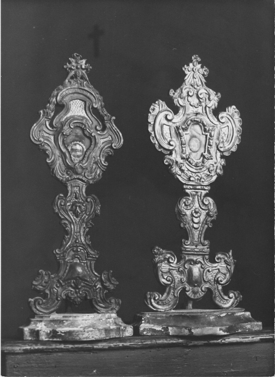 reliquiario, opera isolata - bottega umbra (sec. XVIII)