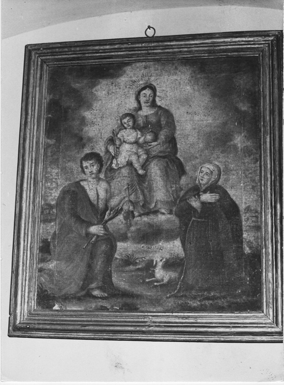 Madonna con Bambino e Santi (dipinto, opera isolata) - ambito Italia centrale (sec. XVII)
