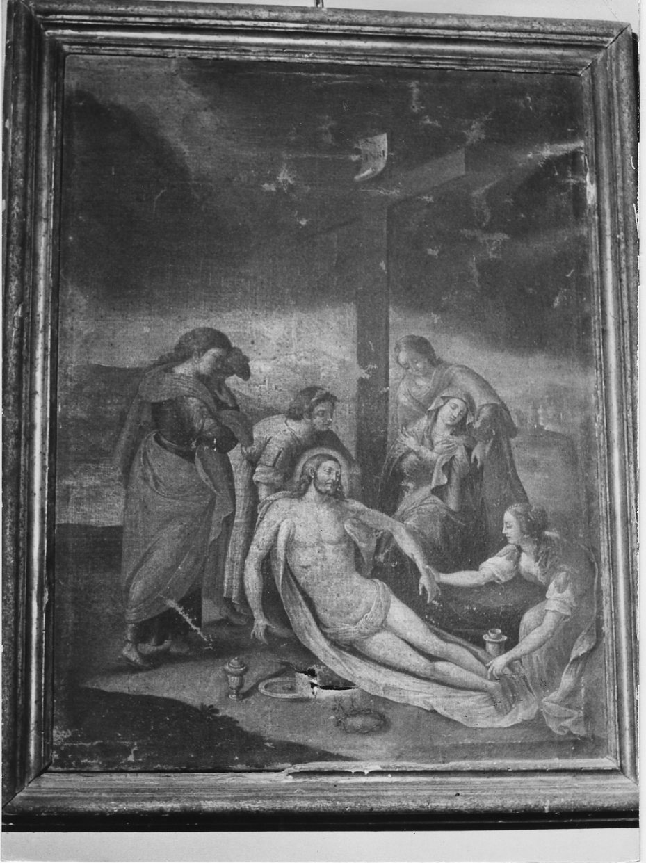deposizione di Cristo dalla croce (dipinto, opera isolata) - ambito Italia centrale (sec. XVII)