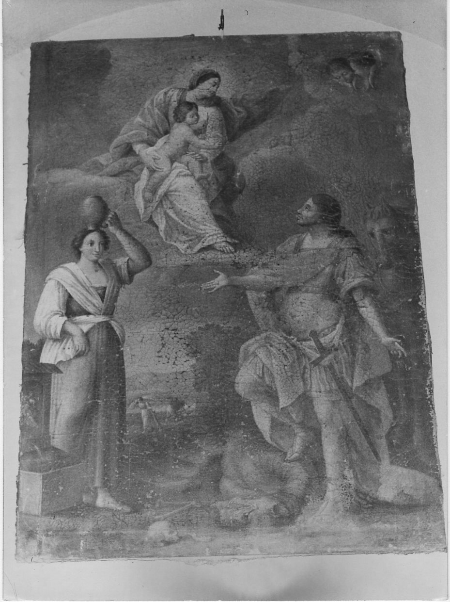 Madonna con Bambino e Santi (dipinto, opera isolata) - ambito Italia centrale (fine sec. XVII)