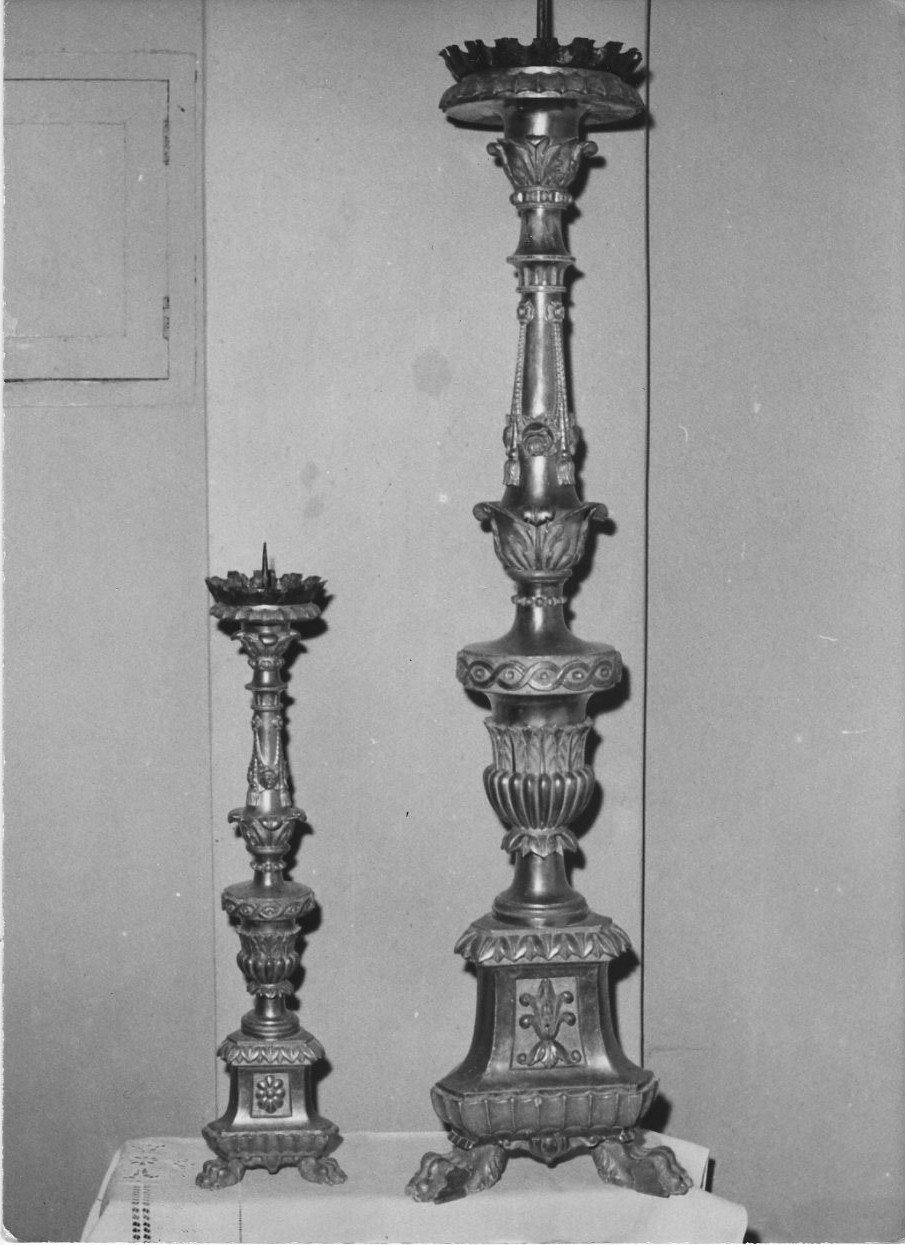 candeliere, insieme - bottega Italia centrale (sec. XVIII)