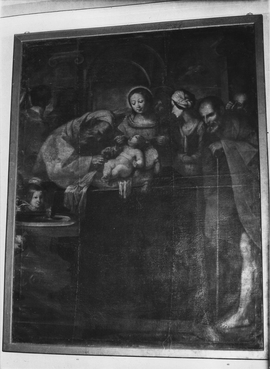 circoncisione di Gesù Bambino (dipinto, opera isolata) - ambito Italia centrale (prima metà sec. XVII)