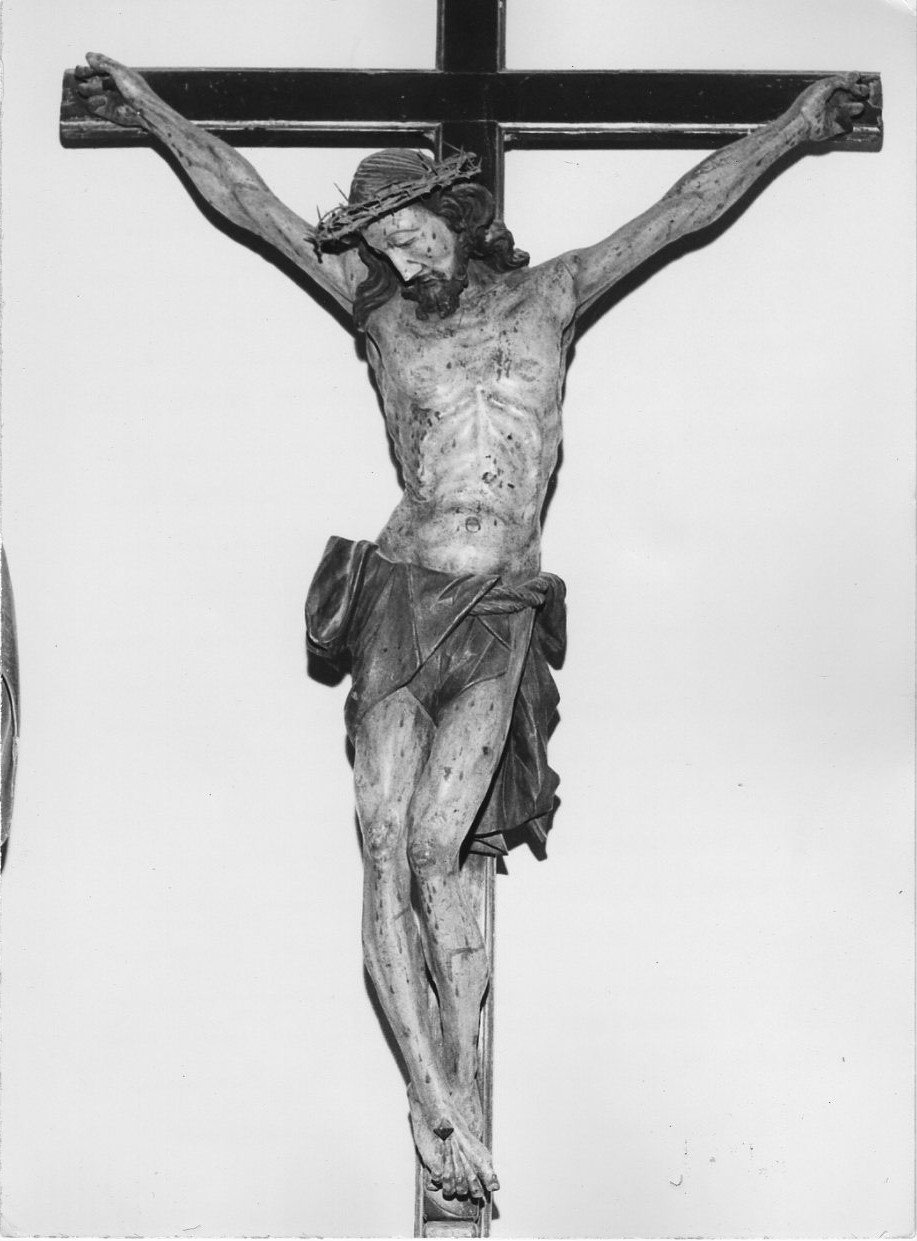 Cristo crocifisso (croce da parete, opera isolata) - bottega umbra (sec. XVII)