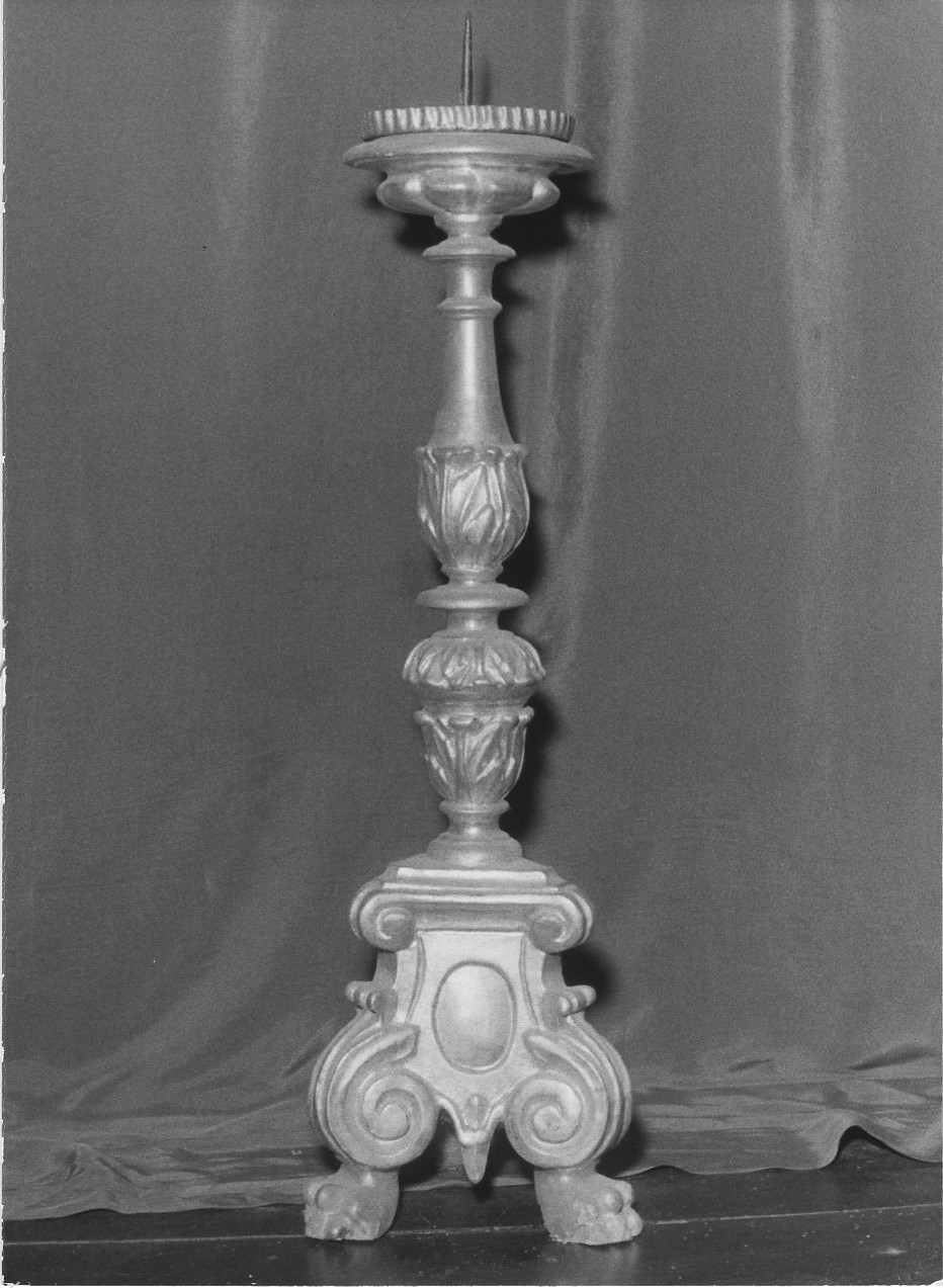 candeliere, insieme - bottega italiana (sec. XVIII)