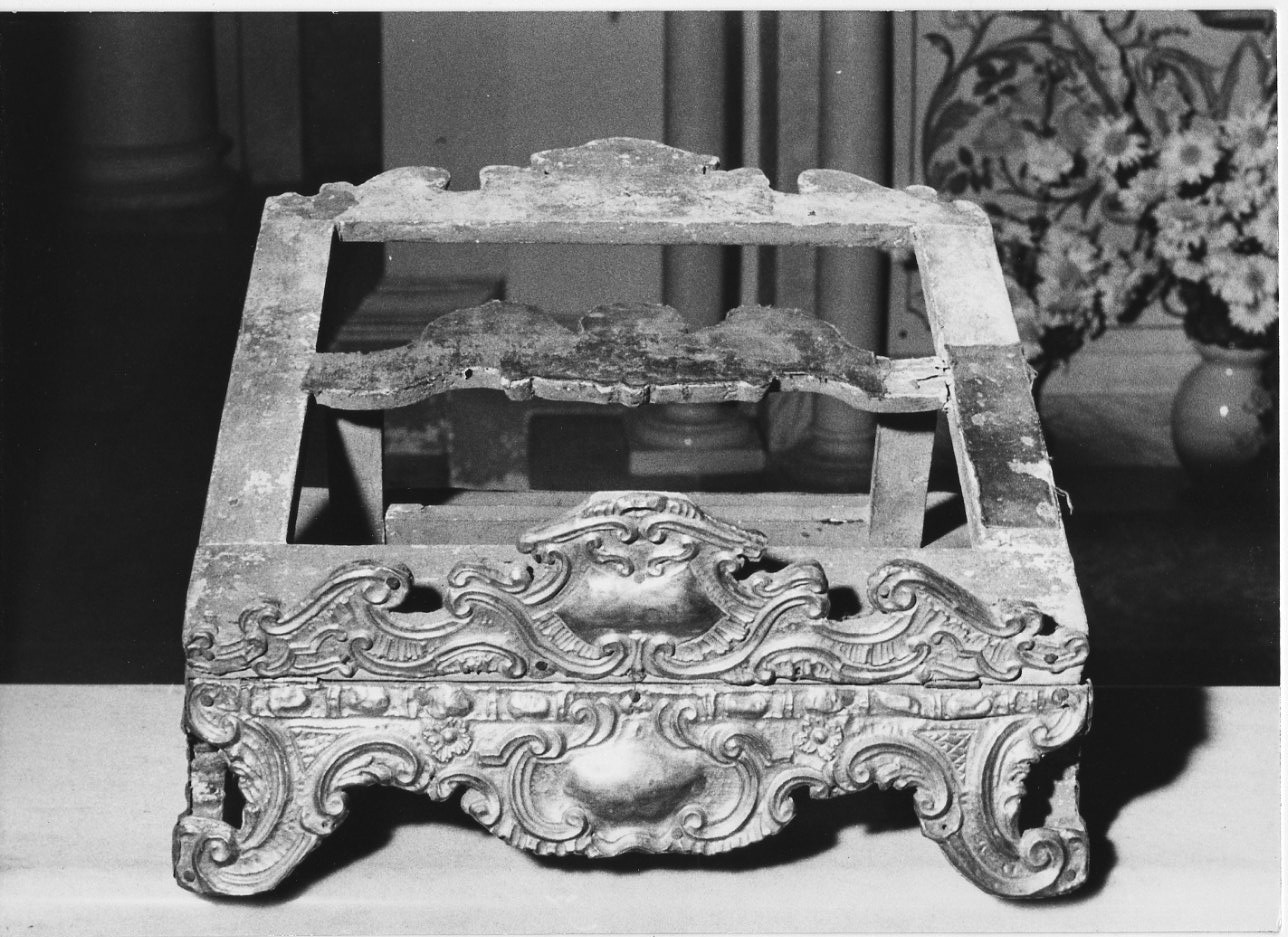 leggio, opera isolata - bottega italiana (sec. XVIII)