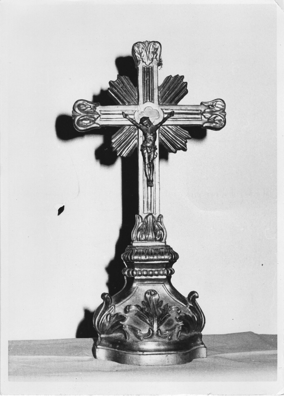 Cristo crocifisso (croce d'altare, opera isolata) - bottega italiana (sec. XVIII)