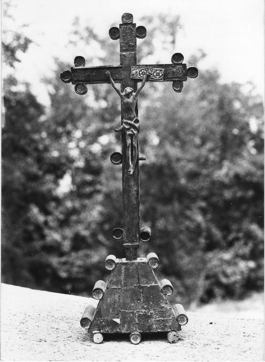 Cristo crocifisso (croce da tavolo, opera isolata) - bottega italiana (sec. XVIII)