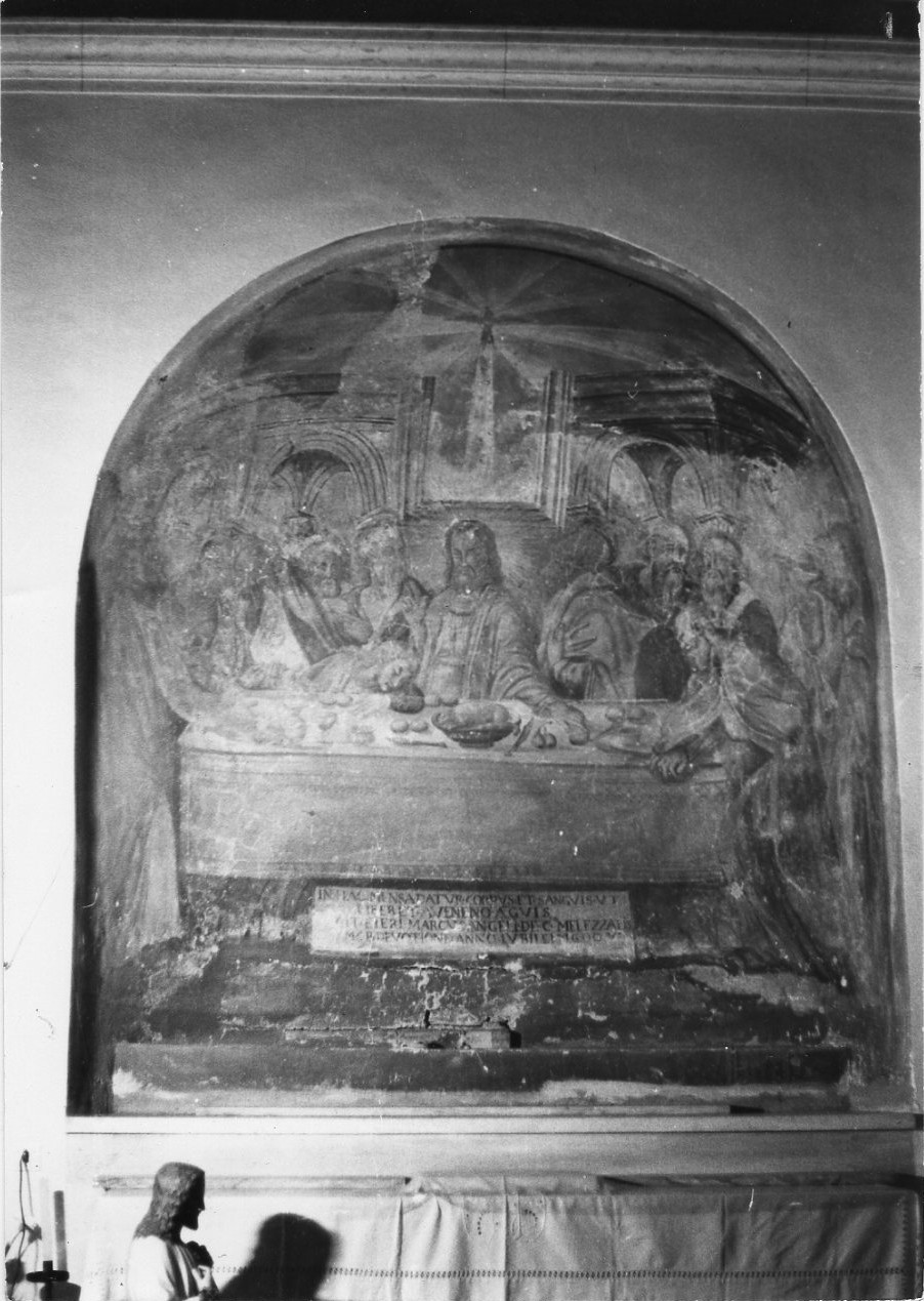 ultima cena (dipinto, opera isolata) - ambito italiano (sec. XVII)