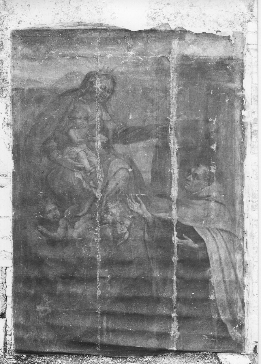 Madonna con Bambino (dipinto, opera isolata) - ambito italiano (sec. XVII)