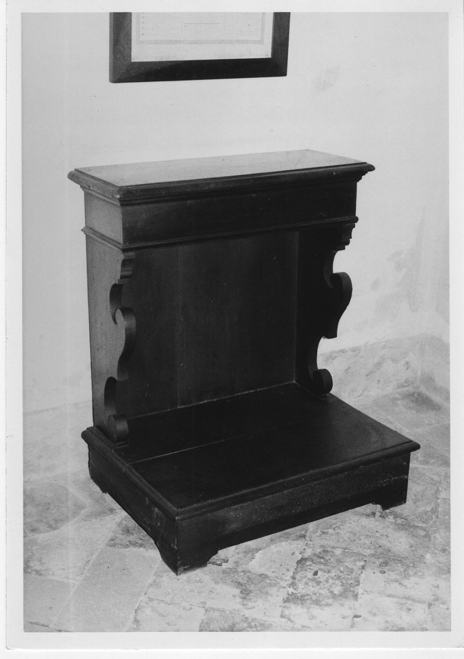 inginocchiatoio, paio - bottega italiana (sec. XVII)