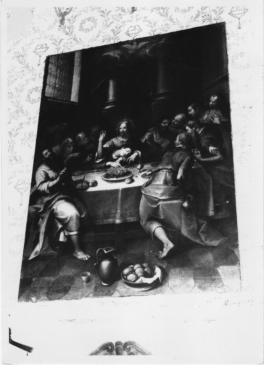 ultima cena (dipinto, opera isolata) - ambito italiano (sec. XVII)